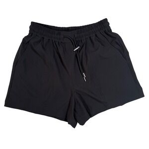 Varley Esmond Mid Rise Short 3" Black Stretch Twill Athletic Small - SOLD OUT
